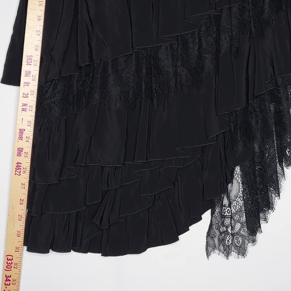 Zara Black Asymmetrical Skirt - Picture 5 of 8